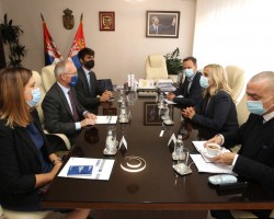 Састанак са амбасадором Мисије ОЕБС-а у Србији